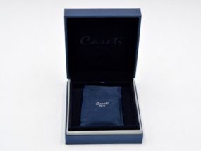 Szivaröngyújtó - króm, kihajtható szivarfúróval, Caseti