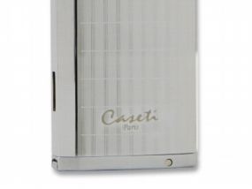 Szivaröngyújtó - króm, kihajtható szivarfúróval, Caseti