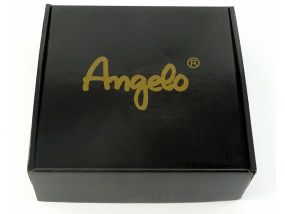 Szivar hamu tartó - nagy méretű, fekete porcelán