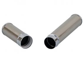 Szivartok - 1 szivar részére, Passatore króm, 18 x 2,2 cm