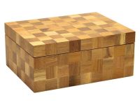 Humidor 50 szál szivar részére, spanyol cédrusfa szivar táoló doboz, párásítóval, hygrométerrel - pepita