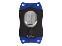 Colibri S-Cut Szivarvágó - fekete/kék (26mm)
