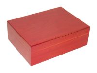 Medici humidor 25 szál szivar részére, cédrusfa szivartartó, párásító, hygrométer - cherry