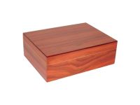 Medici humidor 25 szál szivar részére, cédrusfa szivartartó, párásító, hygrométer - barna