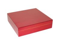 Medici humidor 15 szál szivar részére, cédrusfa szivartartó, párásító, hygrométer - cherry