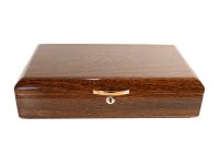 Exkluzív humidor 60 szál szivar részére, cédrus szivar tároló doboz, hygrométerrel, párásítóval - mahagóni