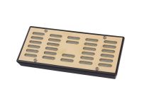 Humidor párásító - arany színű fedéllel (15,5 x 7 x 2 cm)