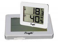 Szivar tartó dobozba digitális thermo-hygrométer - páratartalom és hőmérséklet mérő, fehér, Angelo (10x8cm)