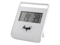 Szivar tartó dobozba digitális thermo-hygrométer - páratartalom és hőmérséklet mérő, fehér, Angelo (7x6cm)